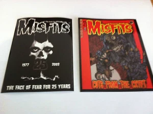 THE MISFITS 2-Pack of Stickers Face Of Fear & Cartoon Crypt NEW OFFICIAL Danzig - Picture 1 of 1
