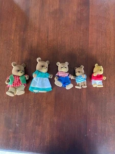 Vintage Maple Town Bear Family Figuren 5 Stück - Bild 1 von 4