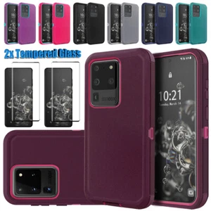 For Samsung Galaxy S20/ Plus/Ultra/FE 5G Hybrid Shockproof Hard Cover Phone Case - Picture 1 of 86