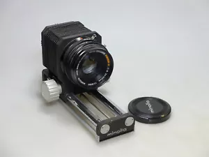 Minolta Bellows / soffietto + Minolta Bellows Rokkor-X 100 mm F4 - Foto 1 di 2