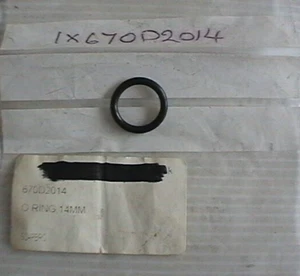 GENUINE KAWASAKI 14mm O-RING 670D2014 ZR900 W650 W800 ER650 EN650 EX250 ER6 KLE - Picture 1 of 1