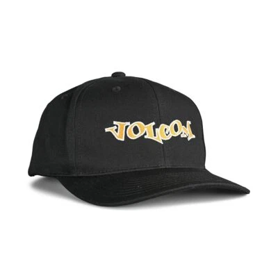 Volcom Demo Snapback Cap - Rinsed Black - Image 1 of 4
