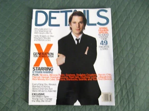 Details Magazine March 2002 Ethan Hawke - Vintage Hells Angels Jennifer Lopez - Picture 1 of 10