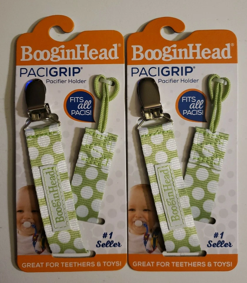 BooginHead PaciGrip Pacifier Clip - Green Model 14663458