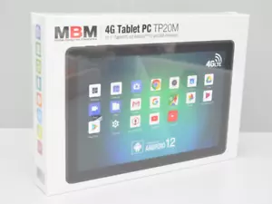 MBM 4G LTE TP20M - 10,1" Tablet PC mit Android 12 - 3GB + 32GB, Metallgehäuse - Bild 1 von 3