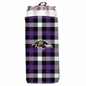 Baltimore Ravens Slim Can Cooler, NFL Coozie Koozie Coolie - Picture 1 of 1