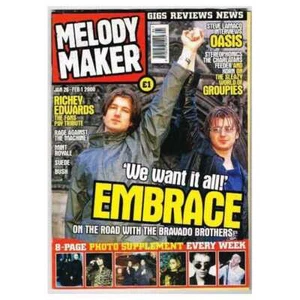 Melody Maker Magazine January 26-February 1 2000 mbox2867/a Oasis - Embrace - - Picture 1 of 1