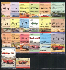 Tuvalu 1984 39 timbres neufs** MNH Automobiles (AM66) - Foto 1 di 1
