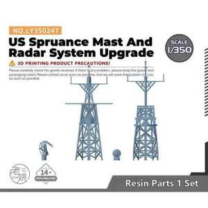 Yao's Studio LY350247 1/350 Model US Spruance Mast And Radar System Upgrade - Picture 1 of 2