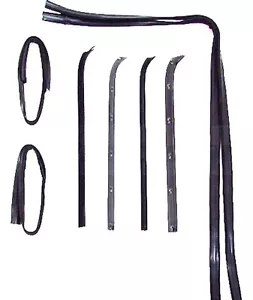1973-1979 Ford F100, F250, F350, Bronco belt line window sweep seals & channels - Picture 1 of 3