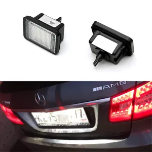 2X Iluminación de matrícula LED para Mercedes-Benz Clase GLK X204 GLK 2008-2015 - Imagen 1 de 22