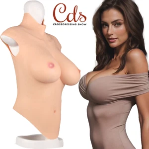 Silicone Breast Forms Breast plates C-G Cup Fake Boobs Crossdresser Drag Queen - Picture 1 of 23