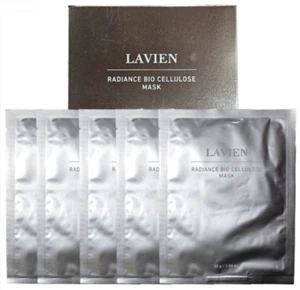 Lavien Radiance Bio Cellulose Mask 30g x 5pcs Calming Moisturizing K-Beauty - Picture 1 of 8