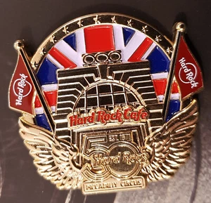 LONDRES PICCADILLY CIRCO 50º ANIVERSARIO BANDERA UNION JACK 3D Hard Rock Café PIN - Imagen 1 de 1