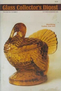 Glass Digest Oct 94- Mother of Pearl Satin, Hokitika, Muranese, Turkey Jam Jars - Picture 1 of 1