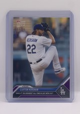 🟪 CLAYTON KERSHAW 210th Career Win PURPLE 8/25 Dodgers 2023 Topps Now #910 🔥