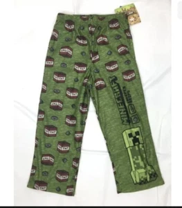 Minecraft Boy's Pajama Pants Size Small S 4/5 NWT Pajamas SET OF 2! - Picture 1 of 1