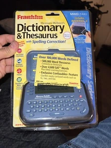 NEW Franklin Bookman II MWD-1440 Merriam-Webster DICTIONARY & THESAURUS Spelling - Photo 1 sur 2