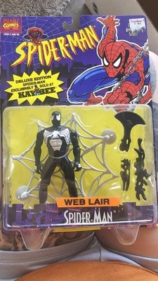 SPIDER-MAN WEB LAIR FIGURE 1995 KAY BEE TOYS EXCLUSIVE TOY BIZ ANIMATED - Image 1 of 4