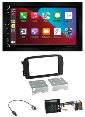 ESX 2DIN DAB USB MP3 Bluetooth Autoradio für Mercedes SL-Klasse 00-06 R230 - Bild 1 von 4