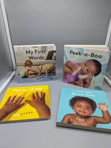 Lovevery Board Book Montessori Lot of 4 Board Books Developmental Montikids - Foto 1 di 4