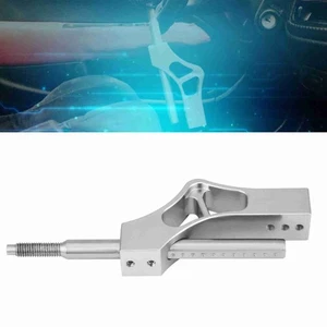 .Silver Car Stainless Steel Adjustable Height Lever Extension For Manual Shift - Picture 1 of 14
