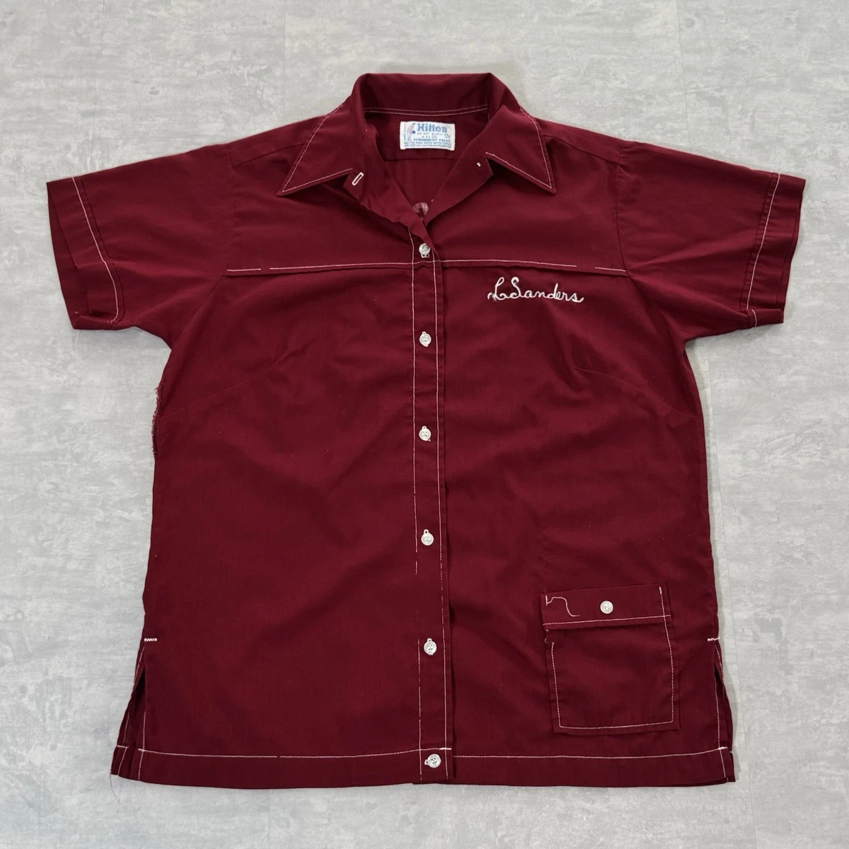 vintage hilton bowling shirt products for sale | eBay