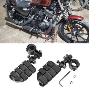 Motorcycle Highway Footpegs Footrest For Harley Sportster Road King Street Glide - Picture 1 of 17