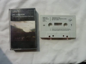 OMD Organisation 9 track UK reissue cassette album grey shell - Picture 1 of 3