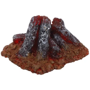 Adornos de hoguera simulados fogata decoraciones de fiesta accesorios de escena de campo - Imagen 1 de 9