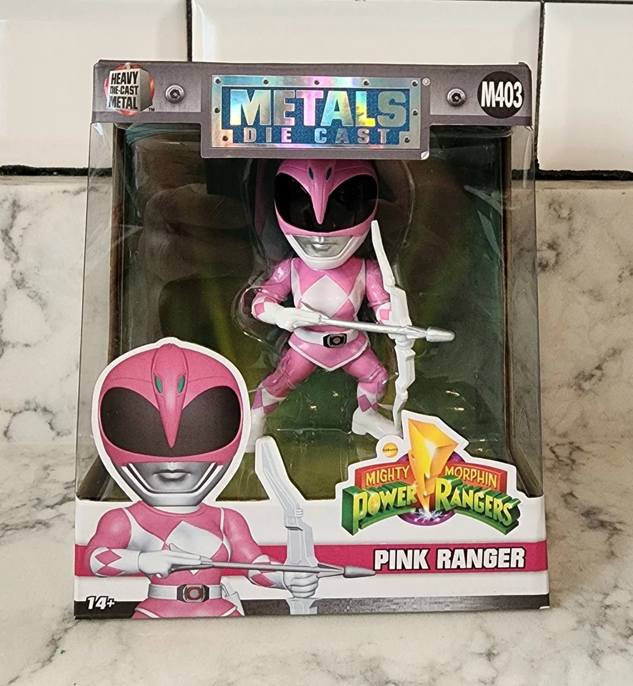 Metals Die Cast Pink Ranger Mighty Morphin Power Rangers 2017 M403