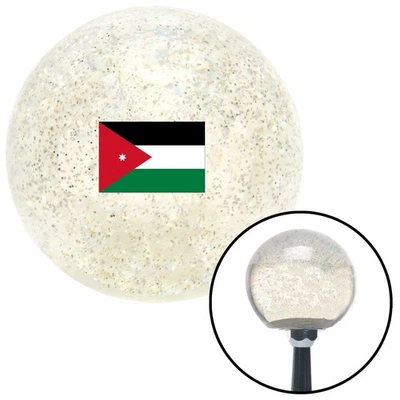 Jordan Clear Metal Flake Shift Knob w/ M16x1.5 Insert Shifter Auto Manual Custom - Image 1 of 4