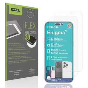 2x Full Cover Protector mate para Hisense Enigma protectora de Pantalla - Imagen 1 de 7