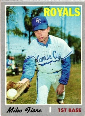 1970 Topps High Number - Mike Fiore (#709)  Kansas City Royals - Image 1 of 2