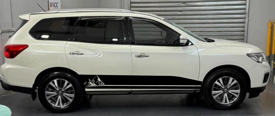 Calcomanías adhesivas de ambos lados gráficos rayas laterales Nissan Pathfinder Foto 1 de 4