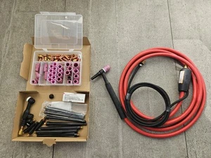 WIG Schlauchpaket SR-9, 4 Meter, mit Zubehör 13mm Bajonettanschluss - Bild 1 von 8