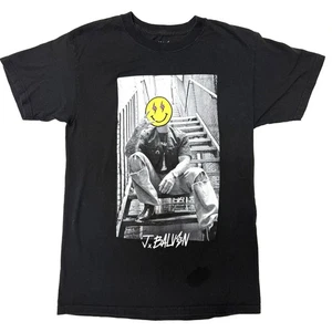 Colombian Singer J Balvin, Prince Of Reggaeton Small Black T-Shirt *light Stain* - Picture 1 of 5