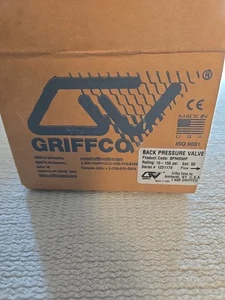 Griffco, BPM050-P, Back Pressure Valve, 10-150 PSI, 1/2" NPT - Picture 1 of 5