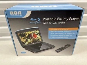 RCA BRC3109 Portable Blu-Ray/DVD Player with 10" LCD Screen NEW OPEN BOX - Picture 1 of 8