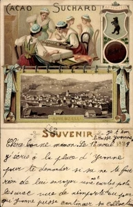 Litho Appenzell Stadt Kanton Innerrhoden, Stickerinnen in Tracht,... - 4513689 - Bild 1 von 2