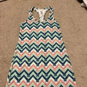 Ivivva Tank Top Youth Size 12 Chevron - Picture 1 of 4