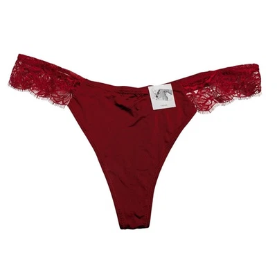 Tanga de encaje b.tempt'd 972296 It's On talla grande roja nueva con etiquetas Foto 1 de 4