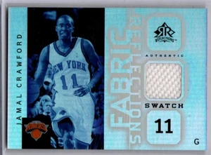 2004-05 Upper Deck UD Reflections Baloncesto Tela Jamal Crawford JERSEY KNICKS - Imagen 1 de 1