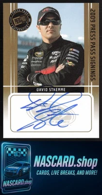 2009 Press Pass #NNO David Stremme Signings Gold - Image 1 of 2