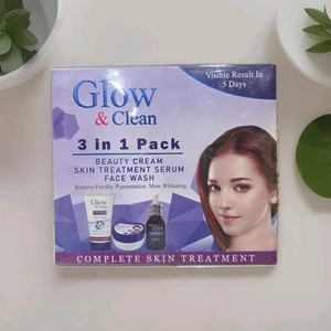 Crema Glow & Clean | Suero | Lavado Facial | Fórmula Brillo Natural 3 en 1 - Imagen 1 de 5