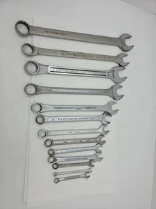 Set misto 13 pezzi chiavi combinate made in USA 1 1/8" - 1/4" Williams Wright - Foto 1 di 24
