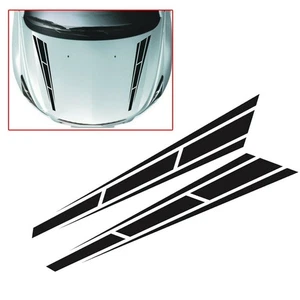 Decor Car Sticker Front Racing Sticker Stripes Vehicle Vinyl Accessories - Picture 1 of 8