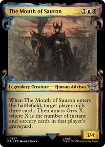 MTG - The Mouth of Sauron - Showcase - Lord of the Rings - Magic - Picture 1 of 1