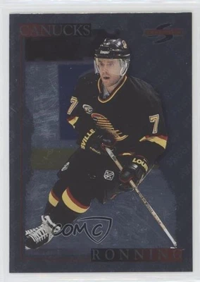1995-96 Score Artist's Proof Black Ice Cliff Ronning #75 - Image 1 of 2