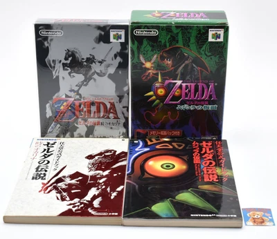 Nintendo 64 N64 The Legend of Zelda w/Box Expansion Pack Strategy Book Set Japan - Image 1 of 4